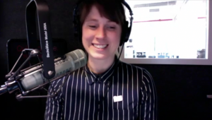 molly schwartz, the podcast host