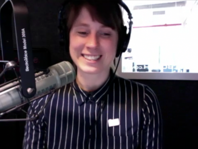 molly schwartz, the podcast host